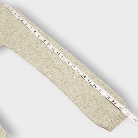 BCBGMAXAZRIA Angora Cashmere Tie Front Longline Hooded Cardigan Oatmeal Sz Med - Picture 11 of 13